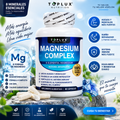 Toplux Nutrition Magnesium Complex - 8 Formas de Magnesio (90 Cápsulas)